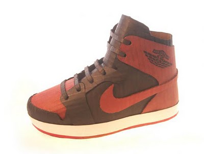 Mike Leavitt Paper Nikes